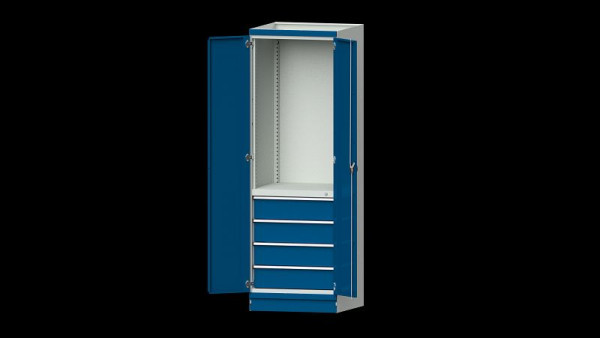 Établis ANKE armoire de base système d'armoire modulaire, modèle 2409, 715 x 720 x 2200 mm, RAL 7035/5010, 631.030