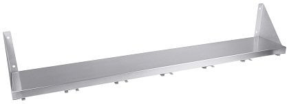Etagère murale Contacto pour bacs GN 1/6 1200 x 200 mm acier inoxydable, 7561/120