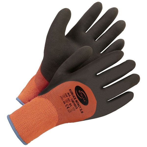 Korsar Kori-Ice Intact 2.0 orange-gris, paquet de 12 paires, taille: 10, 1351503010