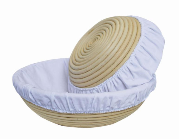 Toiles de fermentation Schneider pour paniers de fermentation ronds 19 cm, matière : 95 % coton, 5 % élastomère, 201901