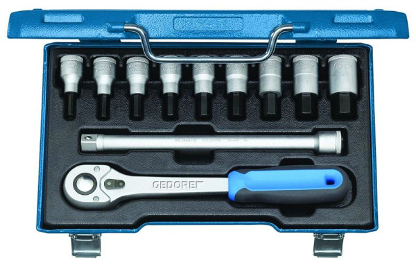 GEDORE jeu de tournevis 1/2" 11 pièces 5-17 mm, 6156920