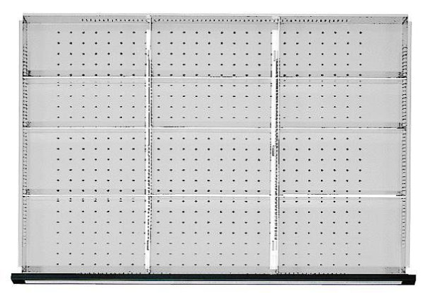 Ensemble de division de tiroir ANKE; pour tiroir 900 x 600 mm (LxP); 1/3 division