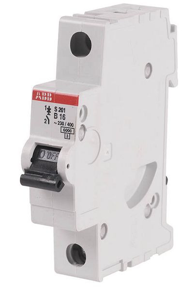Bedrunka+Hirth Disjoncteur B, 1 pôle 16A, 230V, pour prises Schuko, 03.74.18
