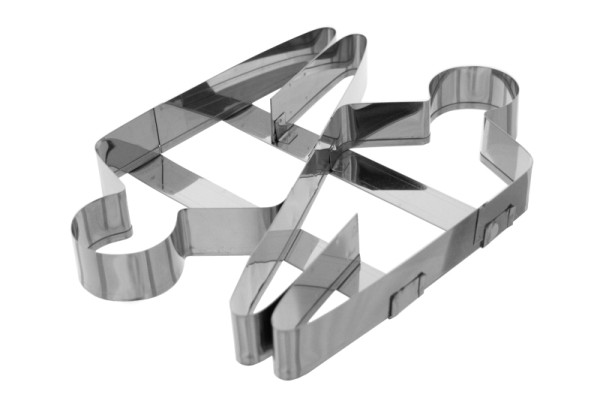 Emporte-pièce Schneider "Stutenkerl" en acier inoxydable, 250 x 220 x 30 mm, 199170