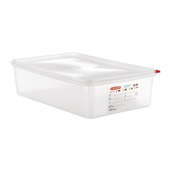 Araven GN1 / 1 conteneur alimentaire avec couvercle 13,7L, UE: 4 pièces, GL260