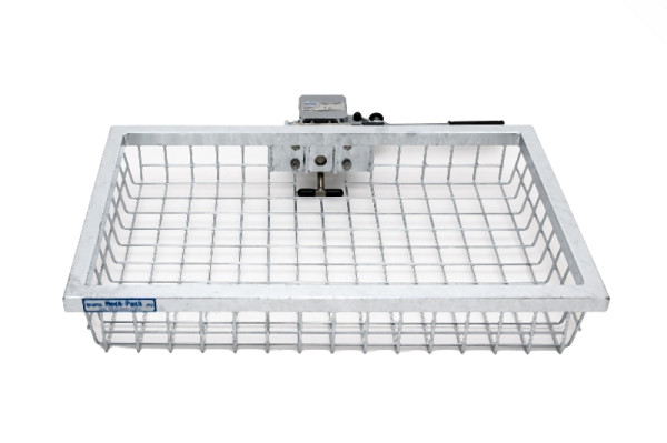 Porte-bagages arrière Optimal, pliable avec dégagement rapide en taille 800 x 500 x 125 mm, 900293