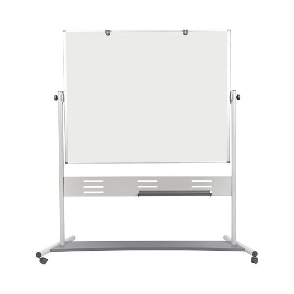 Tableau Blanc Rotatif Émaillé Bi-Office "Evolution" Gris 150x120cm, QR5404GR