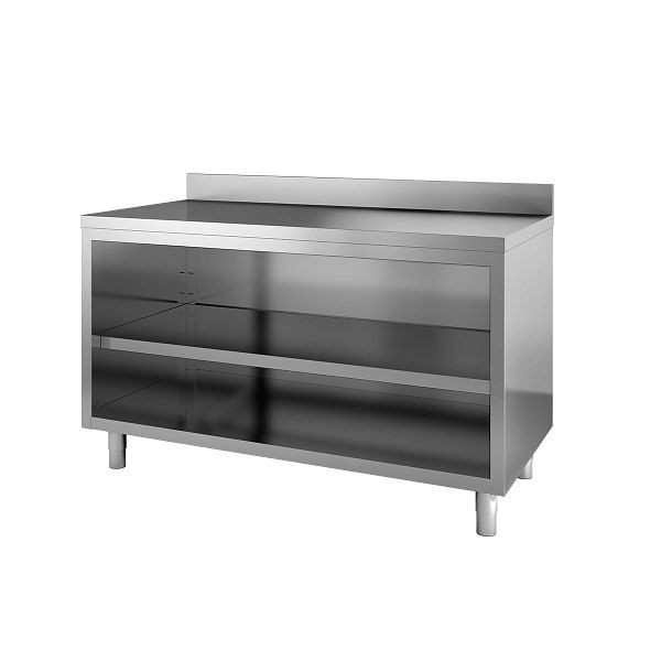 Vaiotec TOPLINE armoire de travail 700 / ouverte avec dosseret, 150x70x85 cm, 10893