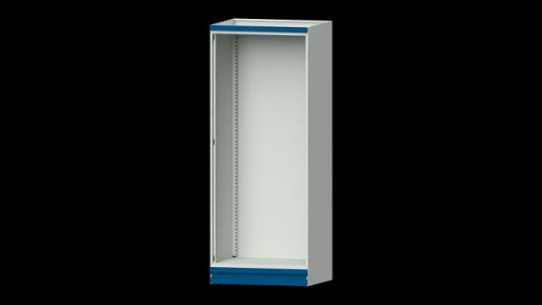 Établis ANKE armoire de base système d'armoire modulaire, modèle 100, 865 x 720 x 2200 mm, boîtier vide ouvert, RAL 7035/5010, 631.100