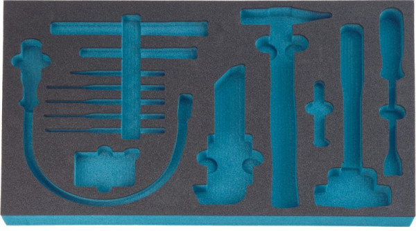 Insert en mousse souple Hazet à 2 composants, pour 163-60/22, dimensions / longueur : 519 mm x 342 mm, 163-60L