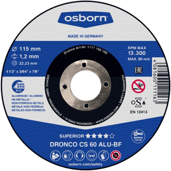 Lame de scie à métaux Karl Dahm pour aluminium, Ø 115 mm, 12097