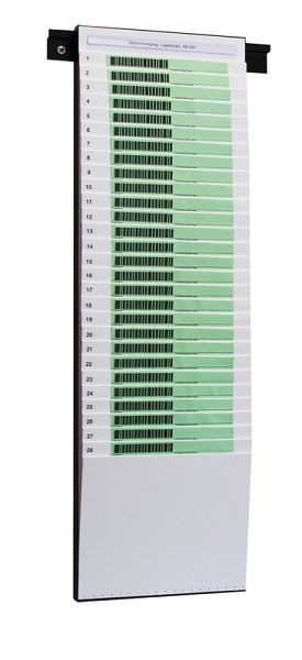 Tableau de planification de documents Eichner pour DIN A4 + A5, L 250 x H 795 mm, 9219-02207