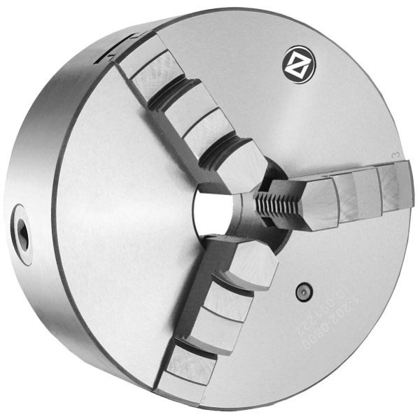 Mandrin de tour MACK à 3 mors, acier, DIN 6350, mors monobloc