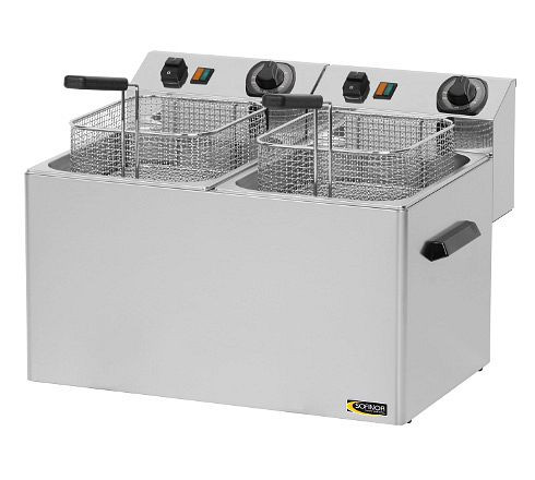 Friteuse électrique SOFINOR - 2 x 8 litres, sans robinet de vidange, FED16