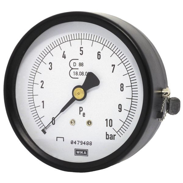 Manomètre ELMAG 0-12 bar, Ø 40 mm, Ø 1/8', filetage extérieur à l'arrière, 46118
