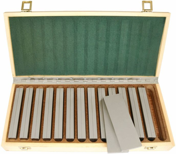 Jeu de cales parallèles ELMAG, 28 pièces, 150x10 mm, 82791