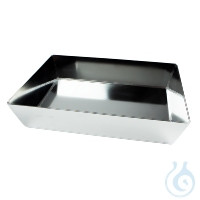 Plat de laboratoire JUCHHEIM - 180 x 130 x 40 mm - 1.4571, S0111
