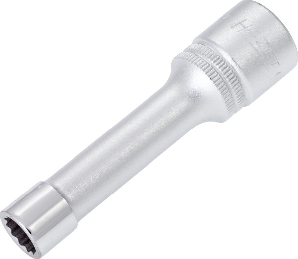 Douille Hazet, Bi-Hex, carré creux 12,5 mm (1/2 pouce), 10 mm, type long avec moletage, 900TZ-10