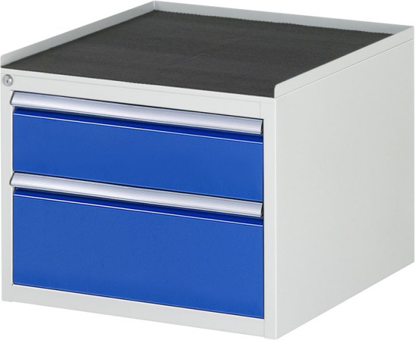 Armoire à tiroirs RAU série 7000, L580xP650xH465mm, tiroirs : 1xH150, 1xH210mm, support métallique, 03-L2.11A-MT.11
