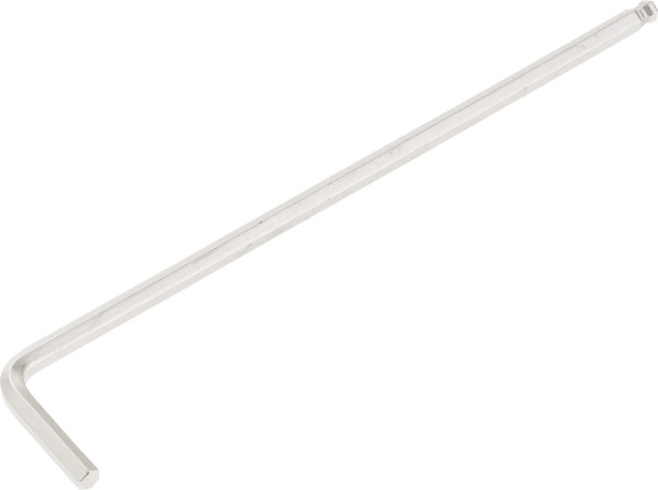 Tournevis coudé Hazet, profil à six pans creux, 4 mm, version extra longue, avec tête sphérique, ouverture de clé : 4 mm, 2105LG-04