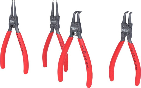 Jeu de pinces-étaux KS Tools, 10-25 mm, 4 pièces, 119.2050