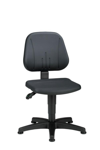 bimos Unitec avec patins et mousse PU noire, hauteur d'assise 440-620 mm, 9650-2000