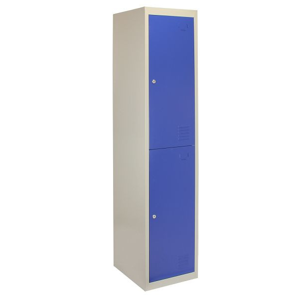 Armoire casière KuKoo à 2 portes en bleu, 23977