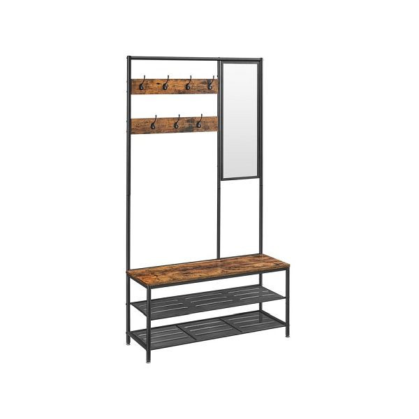 VASAGLE portemanteau avec miroir, HSR415B01