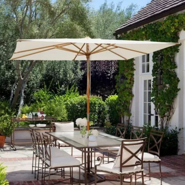 Parasol en bois Sekey 300 x 200 cm, UB1