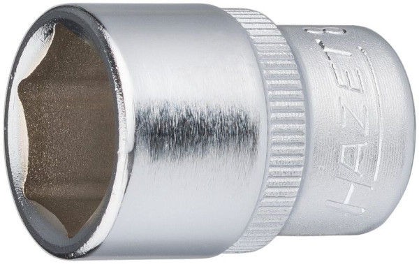 Douille Hazet, hexagonale, carré creux 6,3 mm (1/4"), 13 mm, moleté, 850-13