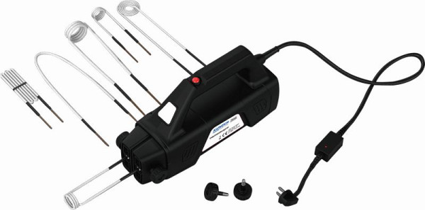 Chauffage à induction Kunzer 1 500 watts, dans un coffret robuste, avec jeu d'accessoires de 6 pièces, 7IHG8
