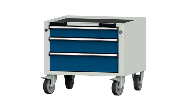 Etablis ANKE, conteneur mobile, modèle 18 V, 660 x 615 x 570 mm, RAL 7035/5010, bac, 450.004