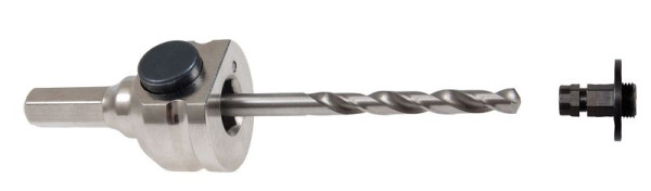 Adaptateur Projahn à changement rapide hexagone SW 8.5 avec 2 pièces de raccordement et HSS 105 mm, 68301