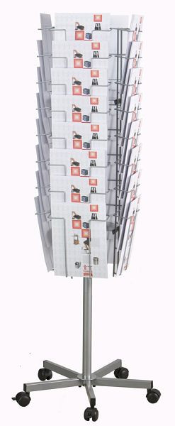 Twinco 5130 TWIN AGENDA support de sol A4, 32 compartiments, argent, 5130-8