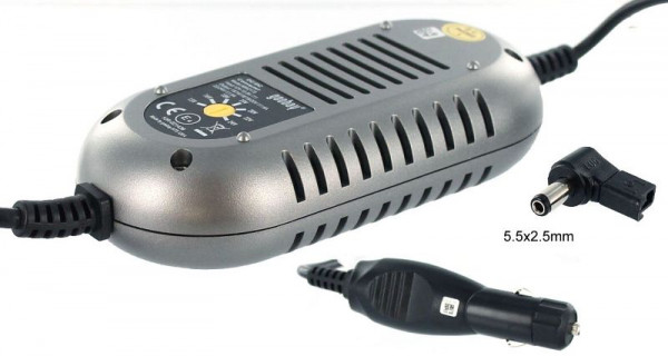 Chargeur de voiture AGI compatible avec TOSHIBA SATELLITE P300-1GL, 12384