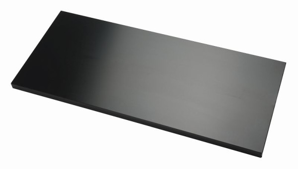 Etagère Bisley avec dispositif d'accrochage latéral pour EuroTambour, noir, ET410SHPS333