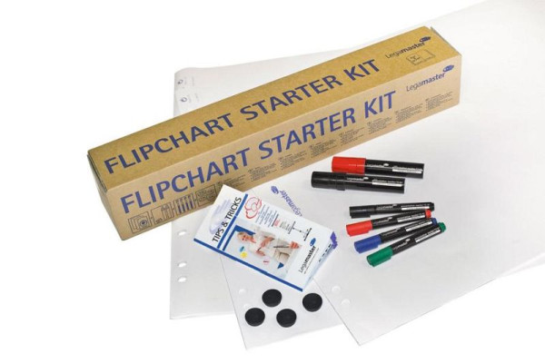 Ensemble d'accessoires Legamaster pour tableau à feuilles mobiles STARTER Kit, 7-124900