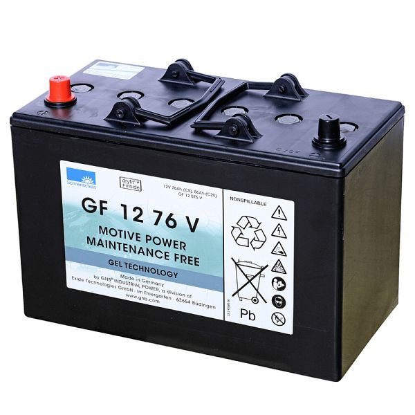 Batterie EXIDE GF 12076 V, traction sèche, absolument sans entretien, 130100008