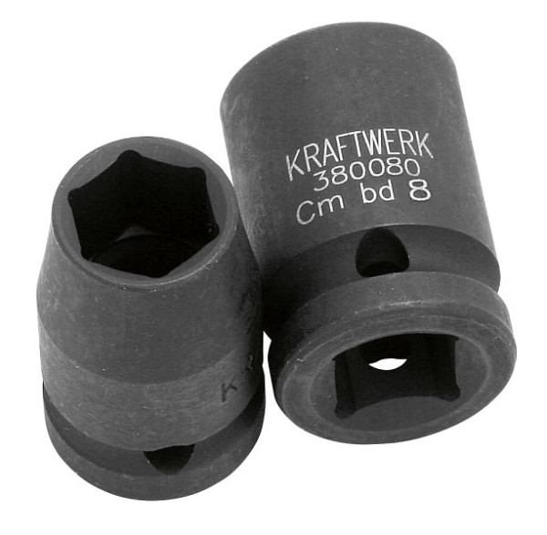 Kraftwerk Douille à chocs 1/2" 8 mm, 380080
