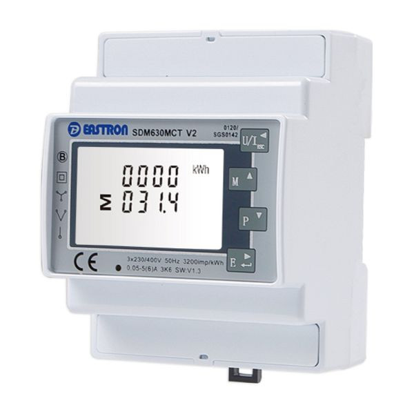 Compteur électrique Growatt TPM-CT-E-EU 250A, compteur intelligent triphasé, 8-29-018195