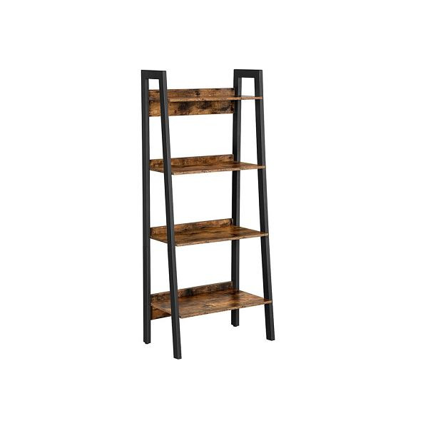 Bibliothèque VASAGLE à 4 niveaux, 56x34x137,5 cm, LLS054X01