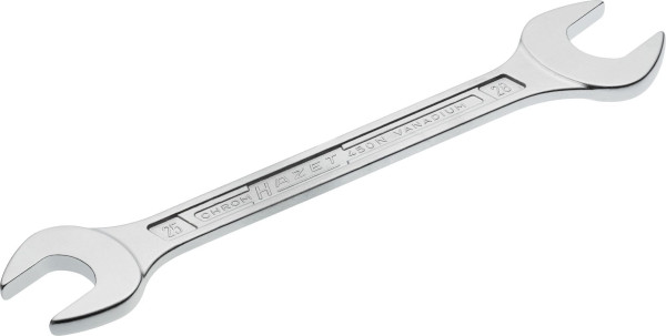 Clé à fourche double Hazet, profil hexagonal extérieur, 25 x 28 mm, 450N-25X28