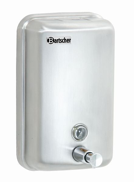 Distributeur de savon Bartscher, montage mural, acier chrome-nickel, 1 l, 850007