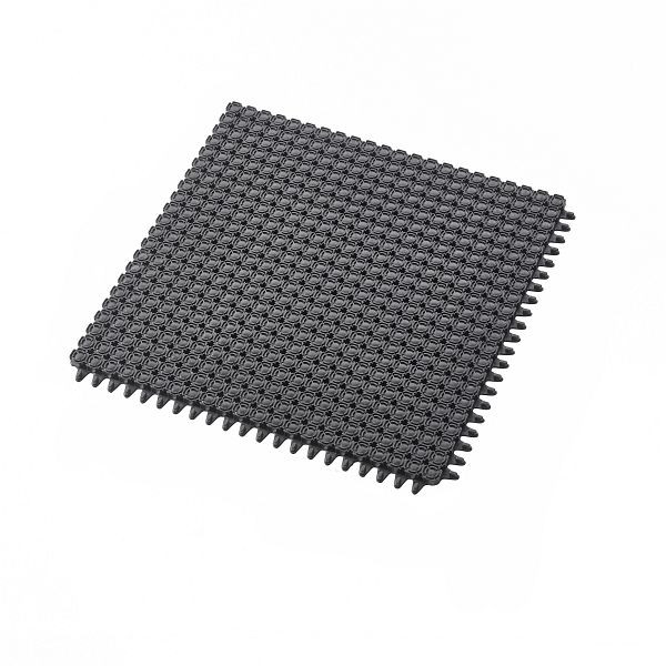 Notrax Master Flex HHP D12 espaces extérieurs - tapis pour projets et installations 692, noir, 50 cm x 50 cm, paquet de 10, 692B0050OB
