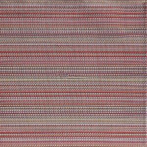 Set de table APS, 45 x 33 cm, PVC, ruban fin, coloris : LINES orange, rouge, lot de 6, 60510