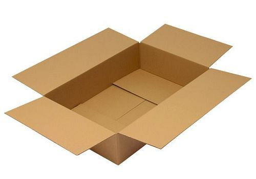 Boîte pliante en carton ondulé TransPak 1 paroi, dimensions intérieures 700 x 450 x 160 mm, qualité 1.20B, paquet de 25, 299318