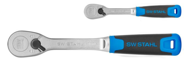 Jeu de cliquets réversibles en acier SW, 1/4" et 1/2", couple élevé, 2 pièces, 06096L