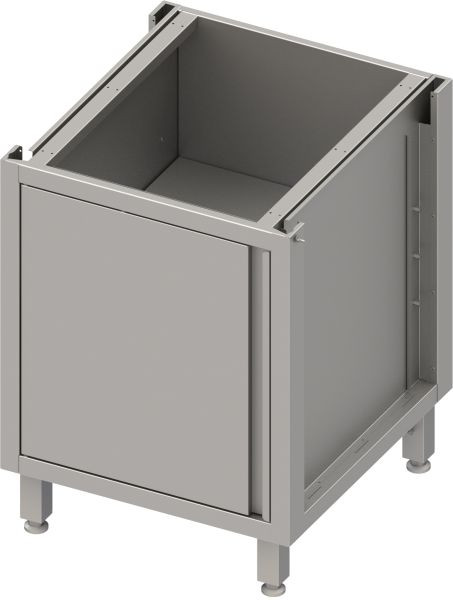 Stalgast coffret bas en acier inoxydable version 2.0, pour pieds/cadre de socle, avec porte battante 500x640x660 mm, BX05651