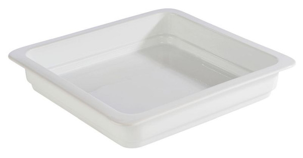 Récipient APS GN 2/3, 35,4 x 32,5 cm, hauteur : 6 cm, porcelaine, résistant à la chaleur jusqu'à 220°C, 82306