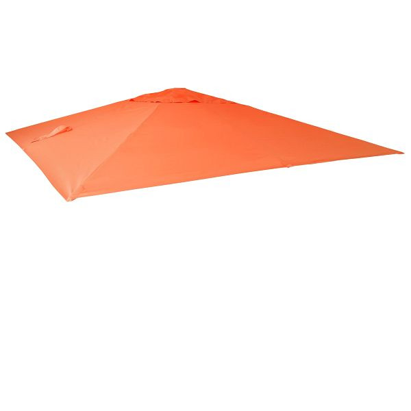 Housse de rechange Mendler pour parasol de luxe HWC-A96, housse de parasol, 3,5x3,5m (Ø4,95m) polyester 4kg, terre cuite, 76816